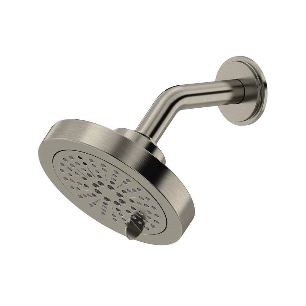 Riobel 386BN-WS 5" 6-Function Showerhead With Arm - Brushed Nickel