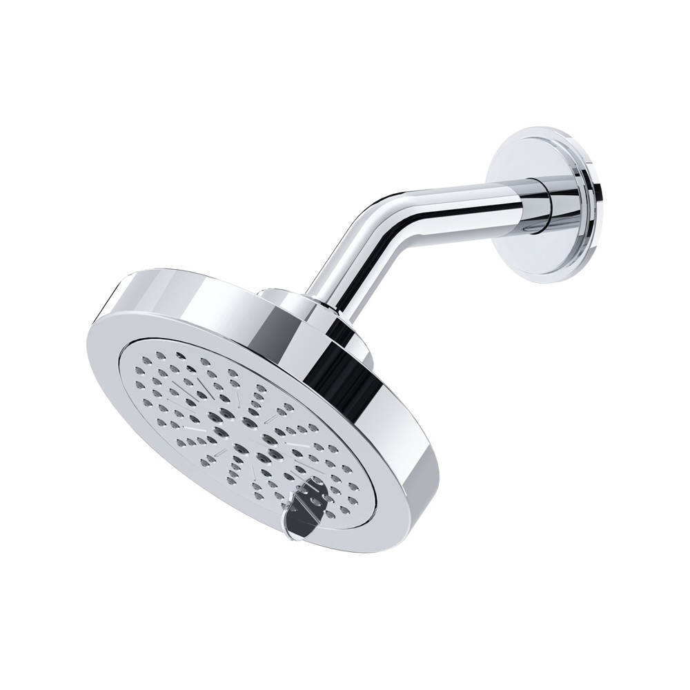 Riobel 386C 5" 6-Function Showerhead With Arm - Chrome
