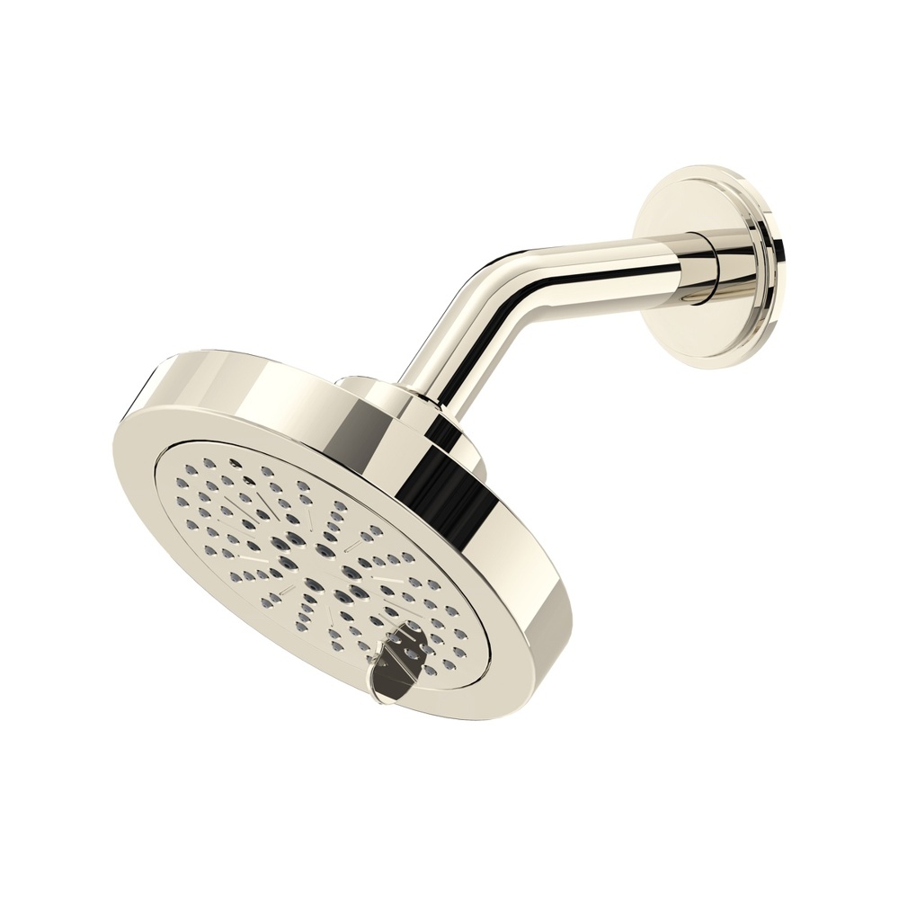 Riobel 386PN 5" 6-Function Showerhead With Arm - Polished Nickel