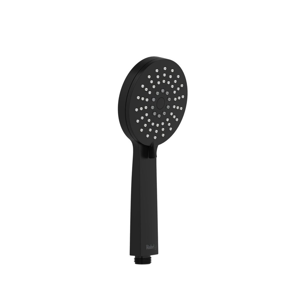 Riobel 4370BK 4" 3-Function Handshower - Black
