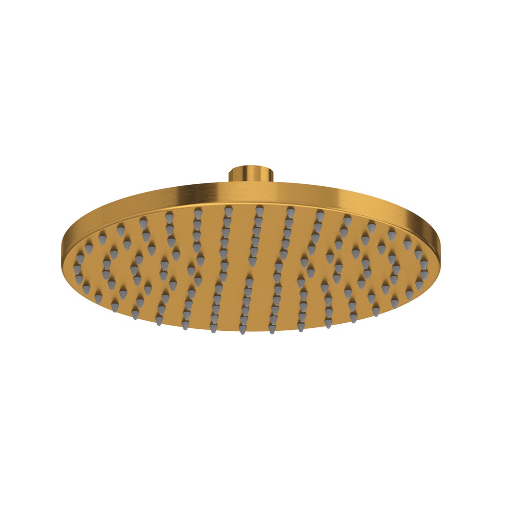 Riobel 468BG 8" Rain showerhead - Brushed Gold