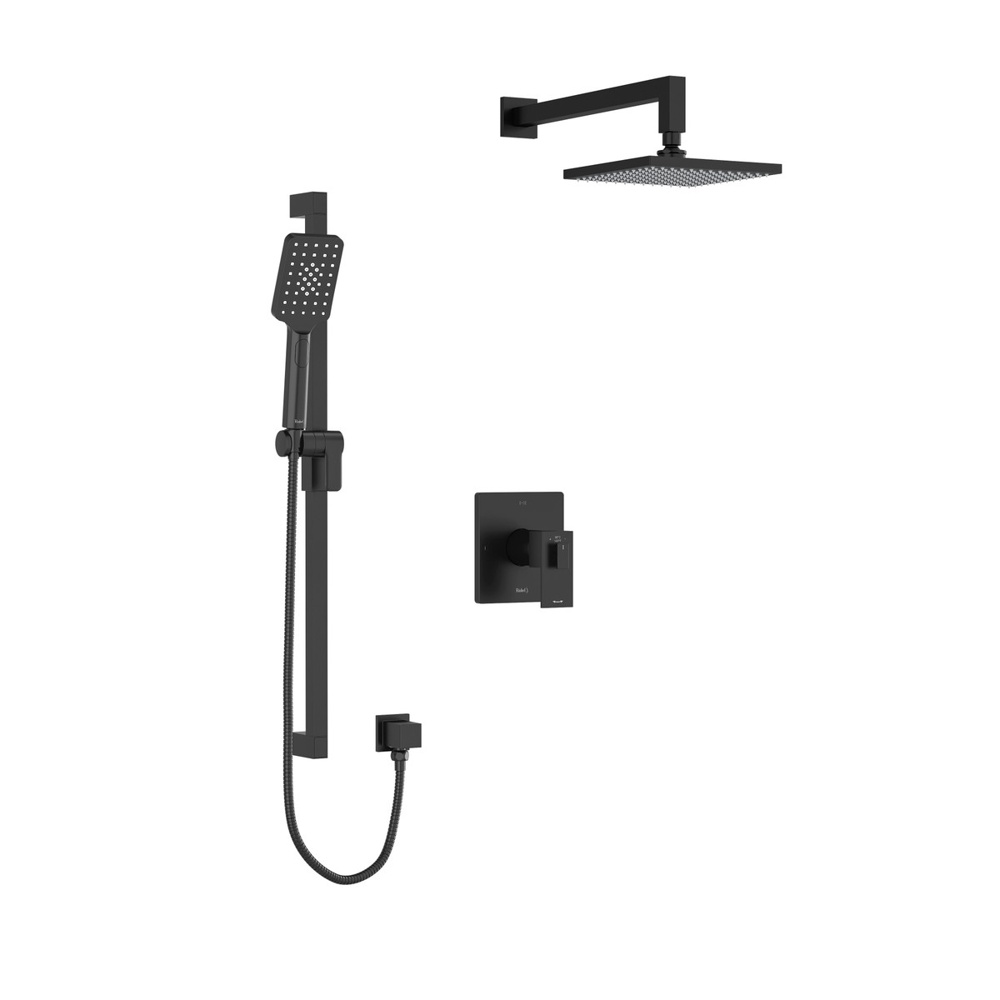 Riobel TKIT323USBK Kubik Shower Kit 323 Trim - Black