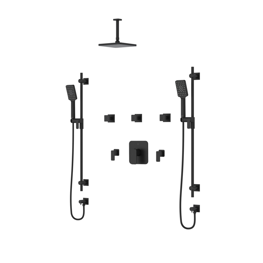 Riobel TKIT6513BK Equinox Shower Kit 6513 Trim - Black