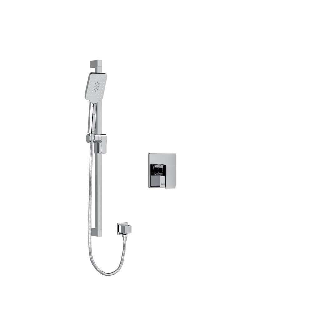Riobel US74C-SPEX Kubik Pressure Balance Shower Kit - Chrome