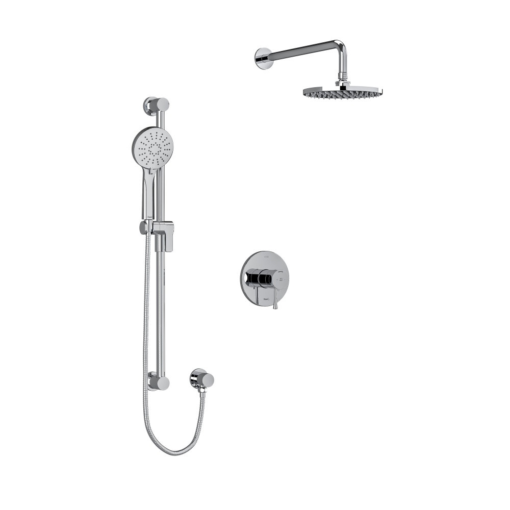 Riobel TKIT323EDTMC Edge Shower Kit 323 Trim - Chrome