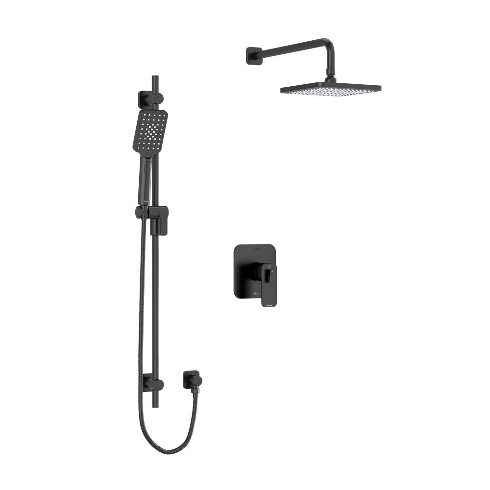 Riobel TKIT323EQBK-6 Equinox Shower Kit 323 Trim - Black