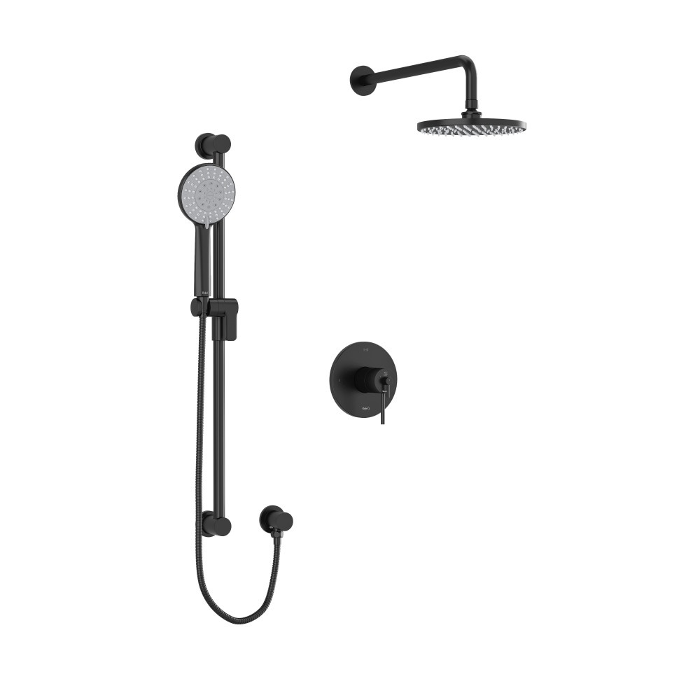Riobel TKIT323GSBK-6 GS Shower Kit 323 Trim - Black