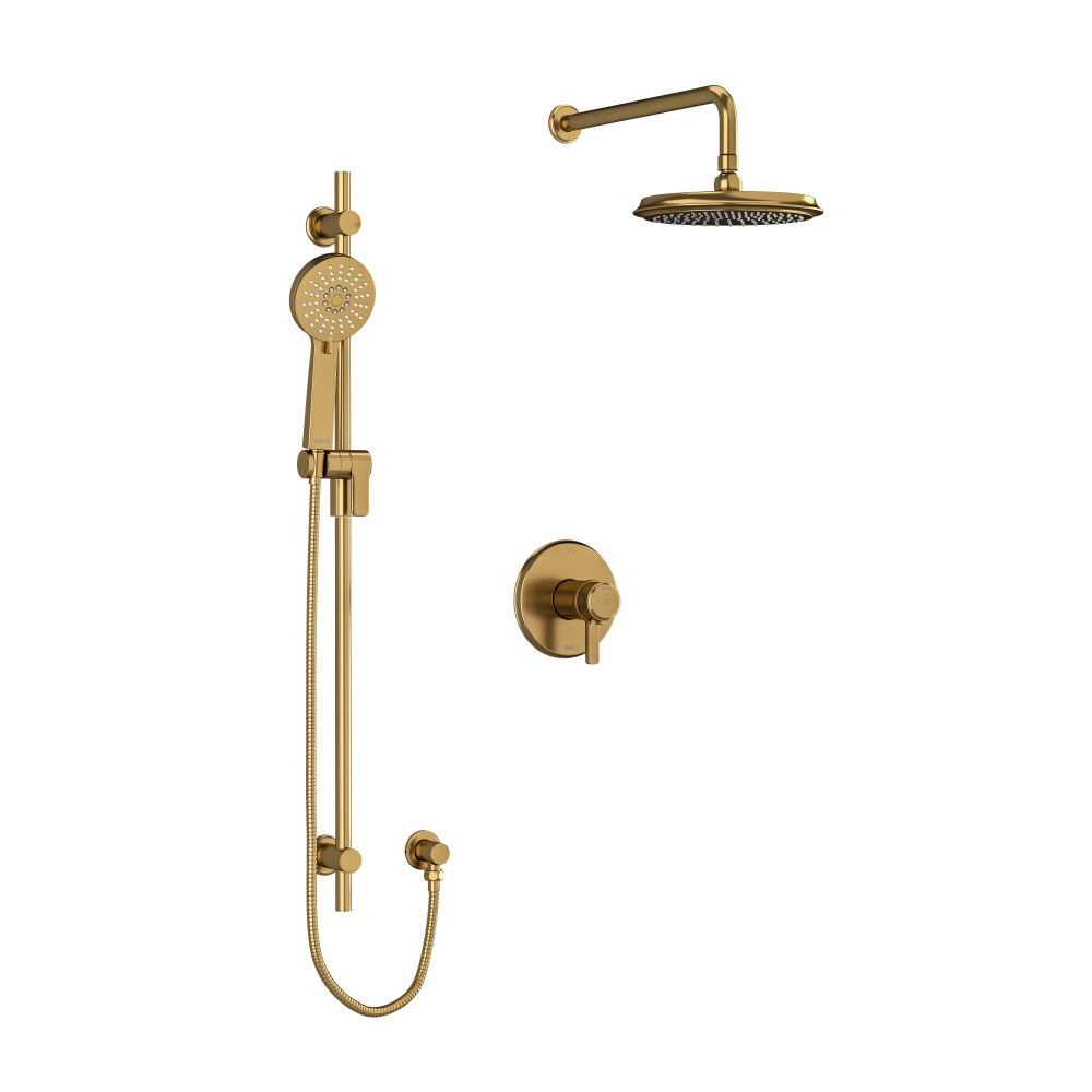 Riobel TKIT323MMRDJBG Momenti Shower Kit 323 Trim - Brushed Gold