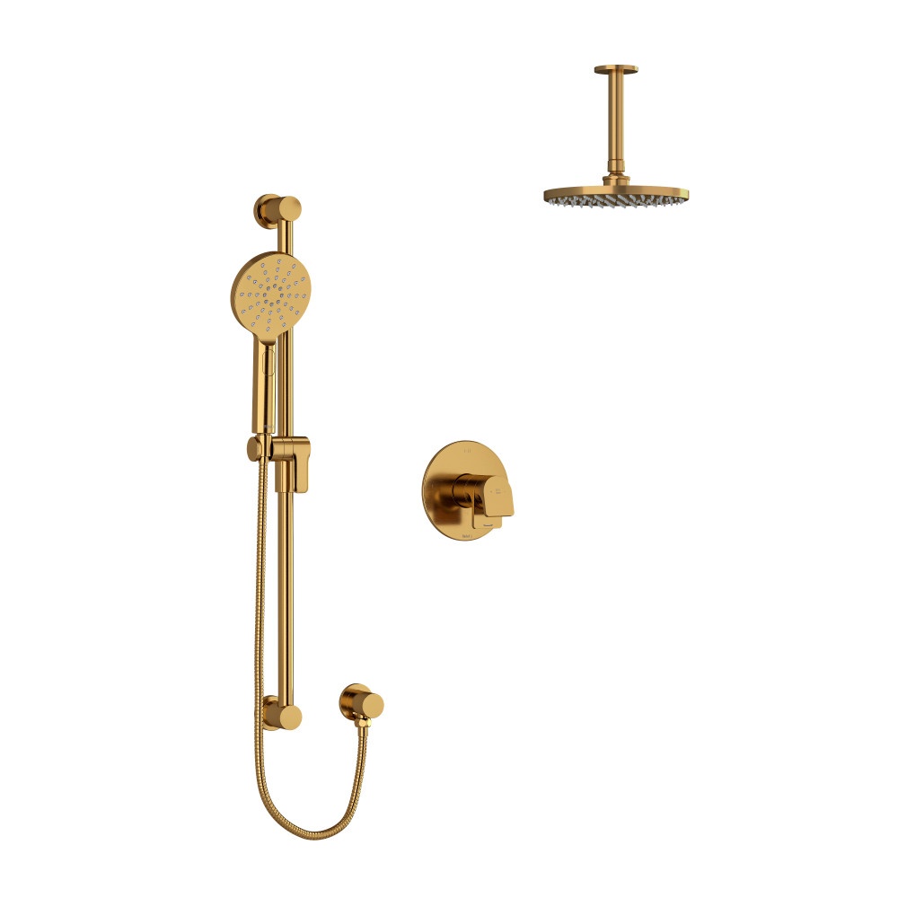 Riobel TKIT323ODBG-6 Ode Shower Kit 323 Trim - Brushed Gold