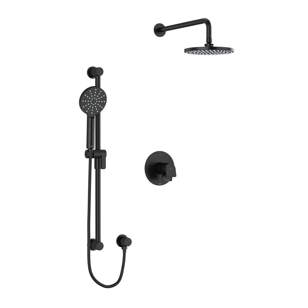 Riobel TKIT323ODBK Ode Shower Kit 323 Trim - Black