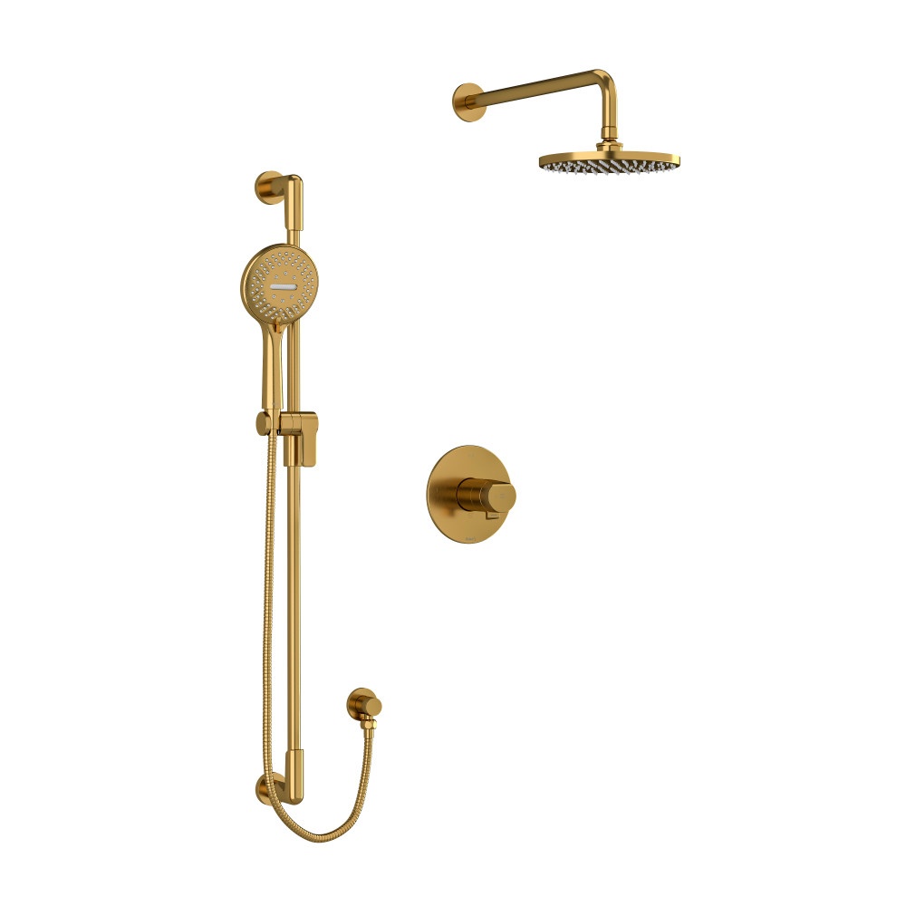 Riobel TKIT323PBBG-6 Parabola Shower Kit 323 Trim - Brushed Gold