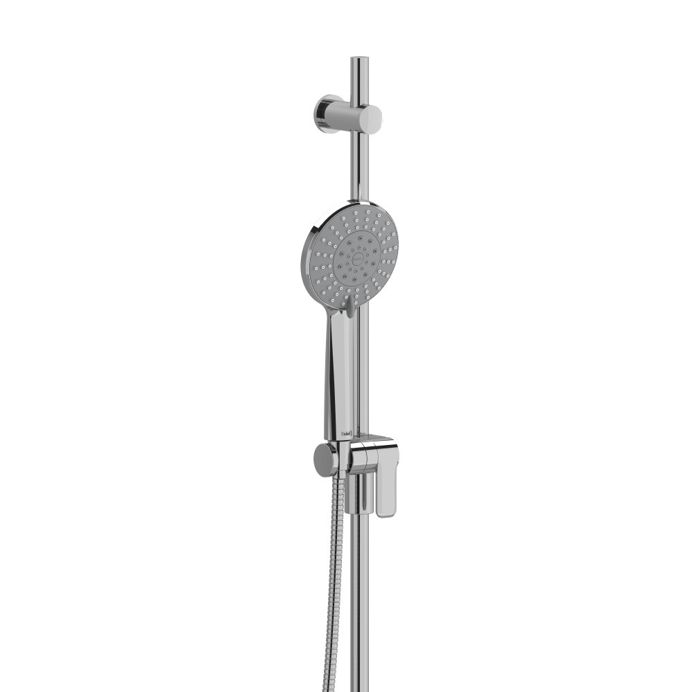 Riobel 4813C Handshower Set With 36" Slide Bar and 4-Function Handshower - Chrome