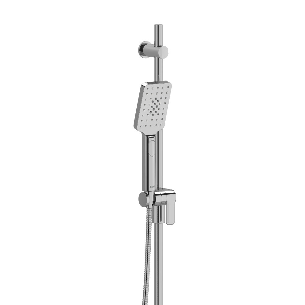 Riobel 4815C Handshower Set With 36" Slide Bar and 4-Function Handshower - Chrome