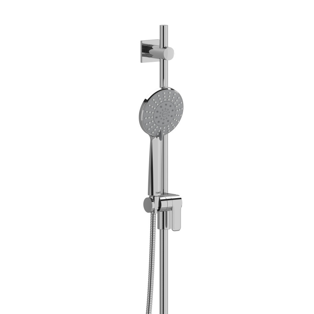 Riobel 4823C Handshower Set With 36" Slide Bar and 4-Function Handshower - Chrome