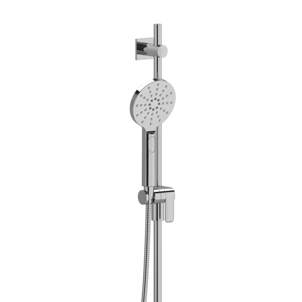 Riobel 4824C Handshower Set With 36" Slide Bar and 4-Function Handshower - Chrome