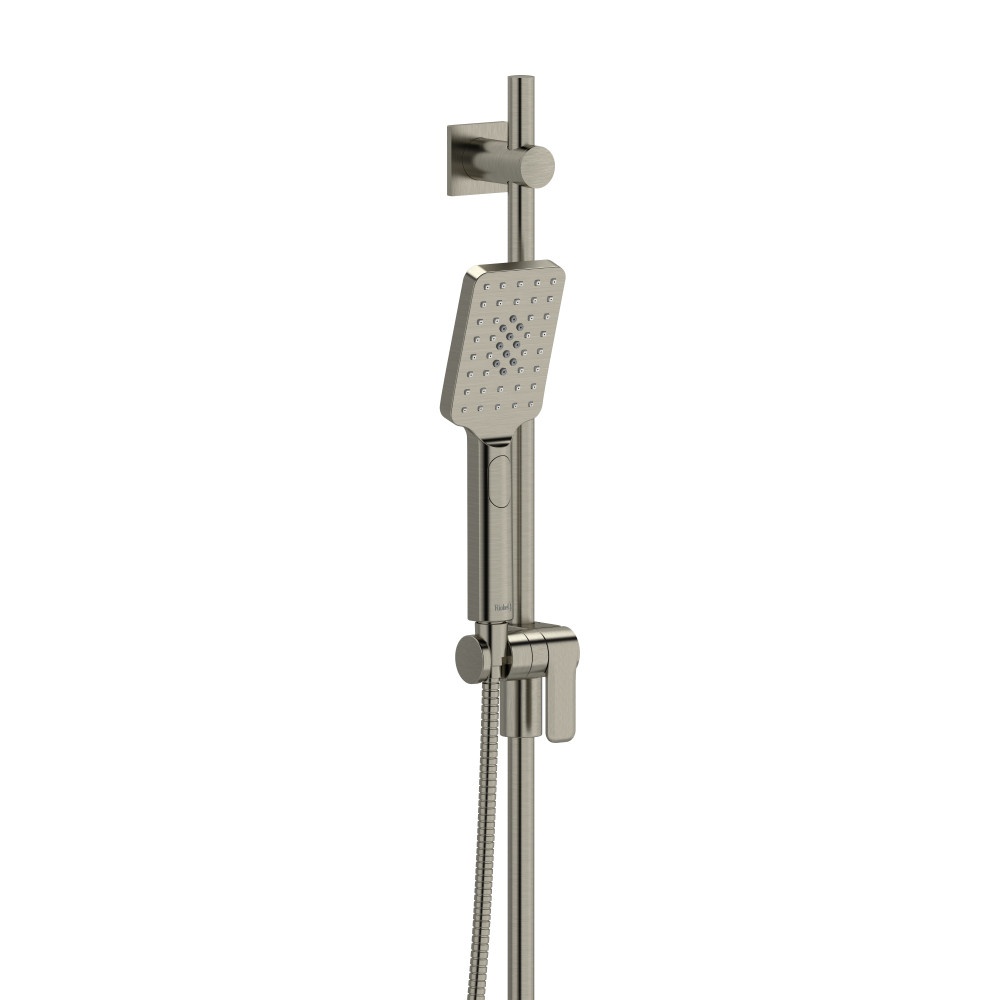 Riobel 4825BN Handshower Set With 36" Slide Bar and 4-Function Handshower - Brushed Nickel