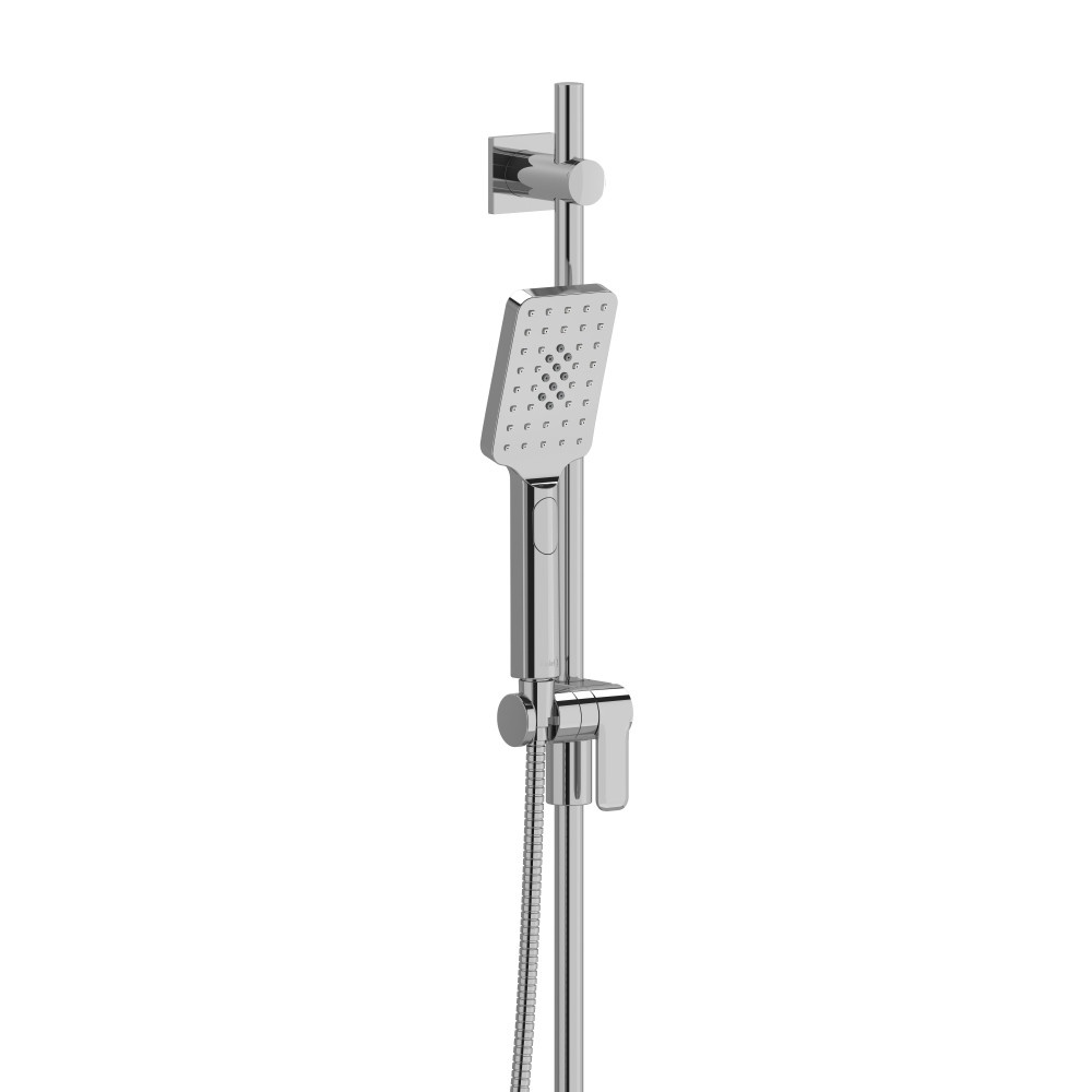 Riobel 4825C Handshower Set With 36" Slide Bar and 4-Function Handshower - Chrome