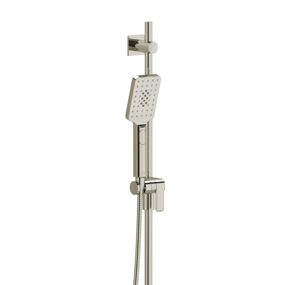 Riobel 4825PN Handshower Set With 36" Slide Bar and 4-Function Handshower - Polished Nickel