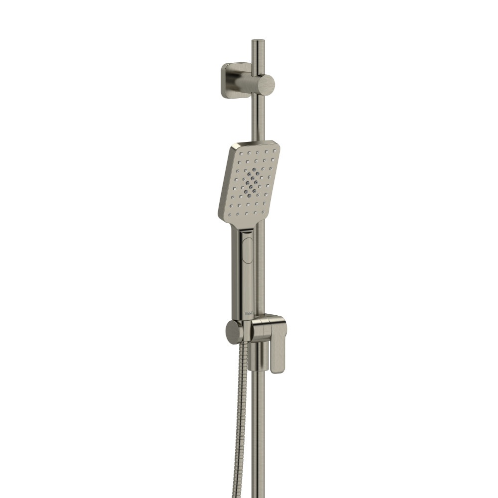 Riobel 4835BN-WS Handshower Set With 36" Slide Bar and 4-Function Handshower - Brushed Nickel