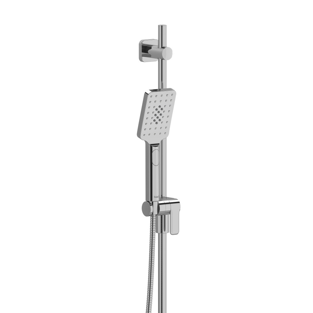 Riobel 4835C-WS Handshower Set With 36" Slide Bar and 4-Function Handshower - Chrome