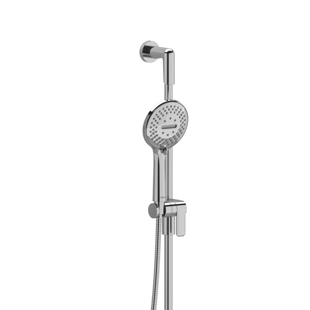 Riobel 4839C Handshower Set With 37" Slide Bar and 5-Function Handshower - Chrome