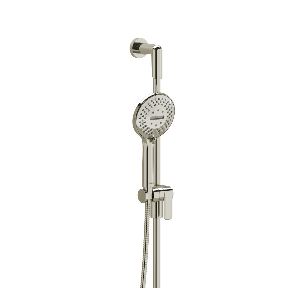 Riobel 4839PN Handshower Set With 37" Slide Bar and 5-Function Handshower - Polished Nickel