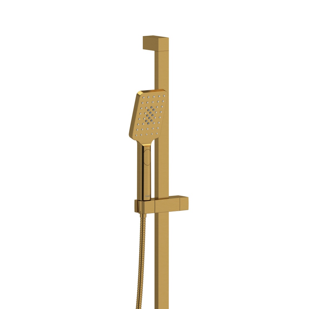 Riobel 4865BG Handshower Set With 34" Slide Bar and 4-Function Handshower - Brushed Gold