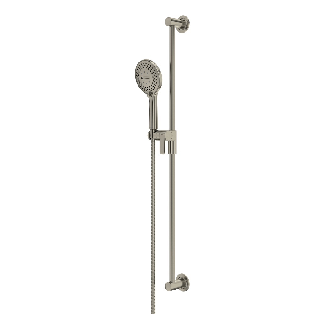 Riobel 4871BN Handshower Set With 36" Slide Bar and 5-Function Handshower - Brushed Nickel