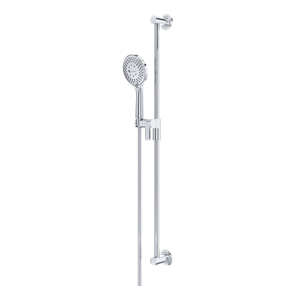 Riobel 4871C Handshower Set With 36" Slide Bar and 5-Function Handshower - Chrome