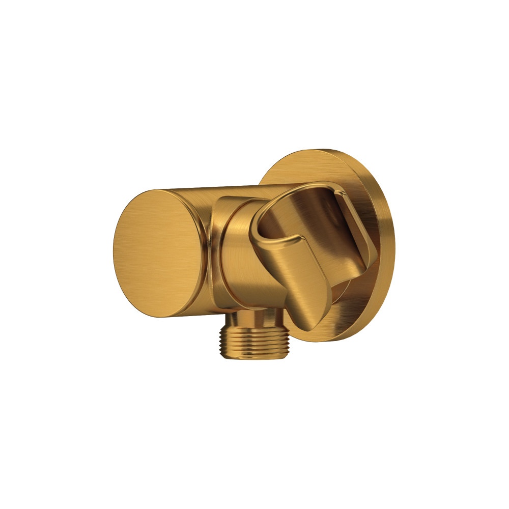 Riobel 4950BG Handshower Outlet With Holder - Brushed Gold