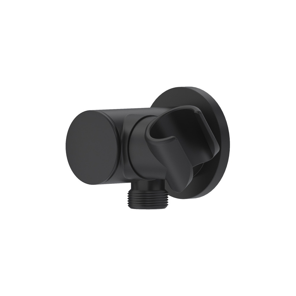 Riobel 4950BK Handshower Outlet With Holder - Black