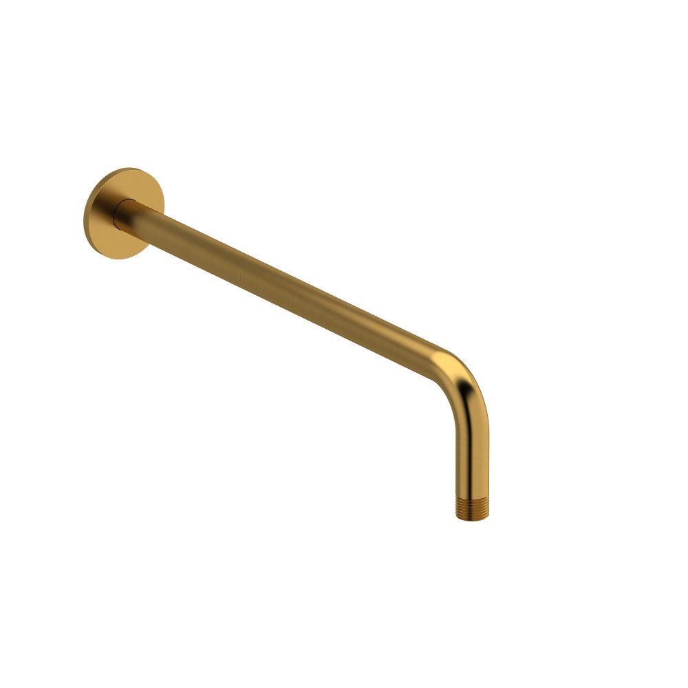 Riobel 503BG 16" Wall Mount Shower Arm - Brushed Gold