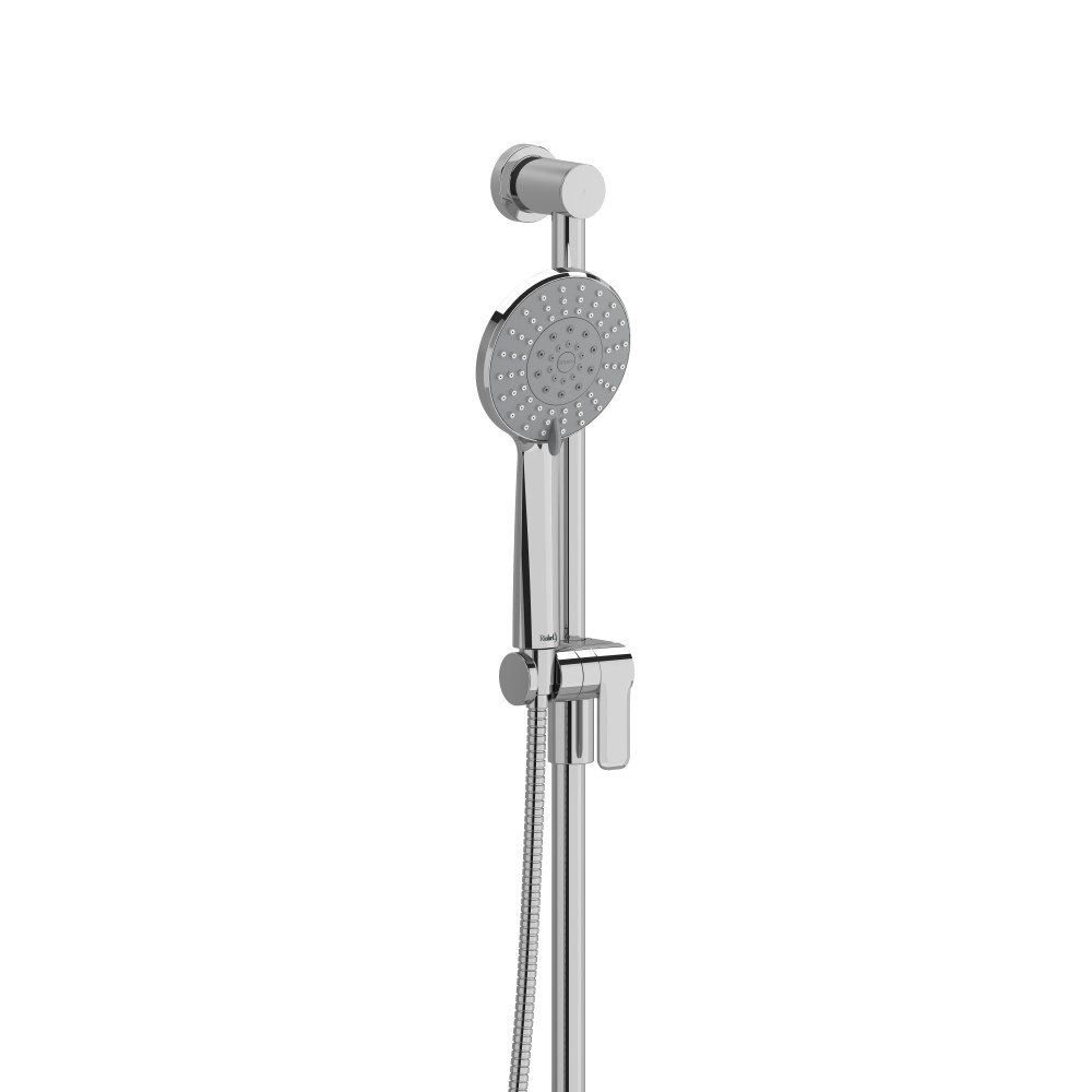 Riobel 5063C Handshower Set With 31" Slide Bar and 4-Function Handshower - Chrome