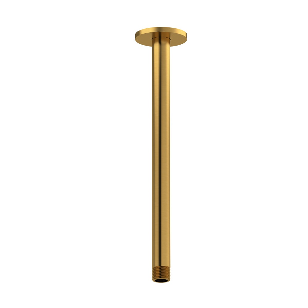 Riobel 507BG 12" Ceiling Mount Shower Arm - Brushed Gold