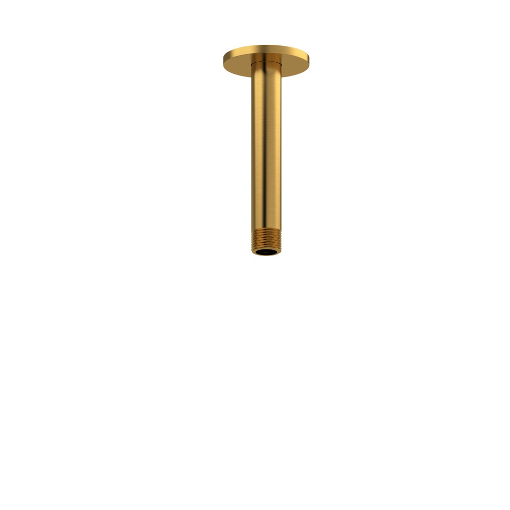 Riobel 508BG 6" Ceiling Mount Shower Arm - Brushed Gold