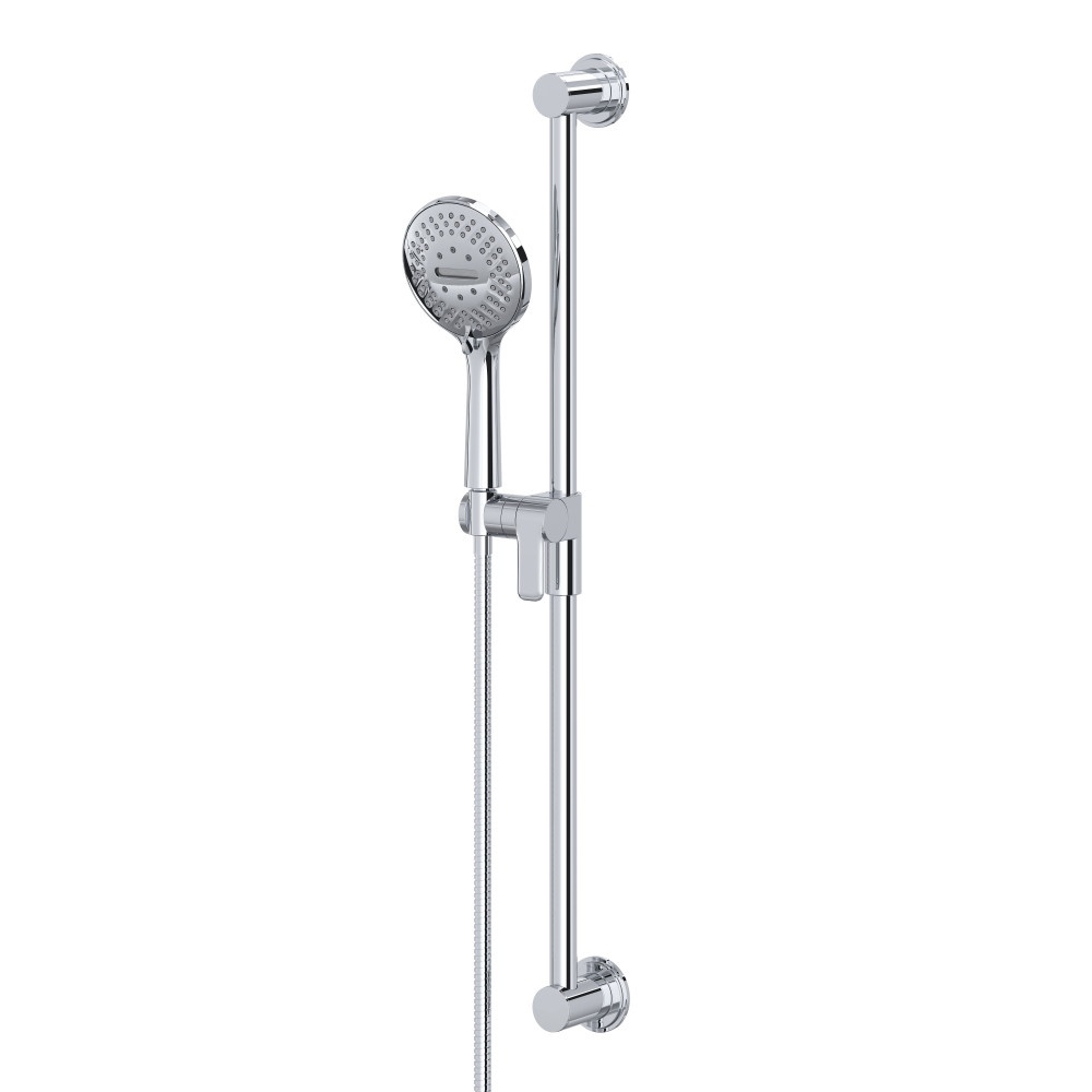 Riobel 5163C Handshower Set With 29" Slide Bar and 5-Function Handshower - Chrome