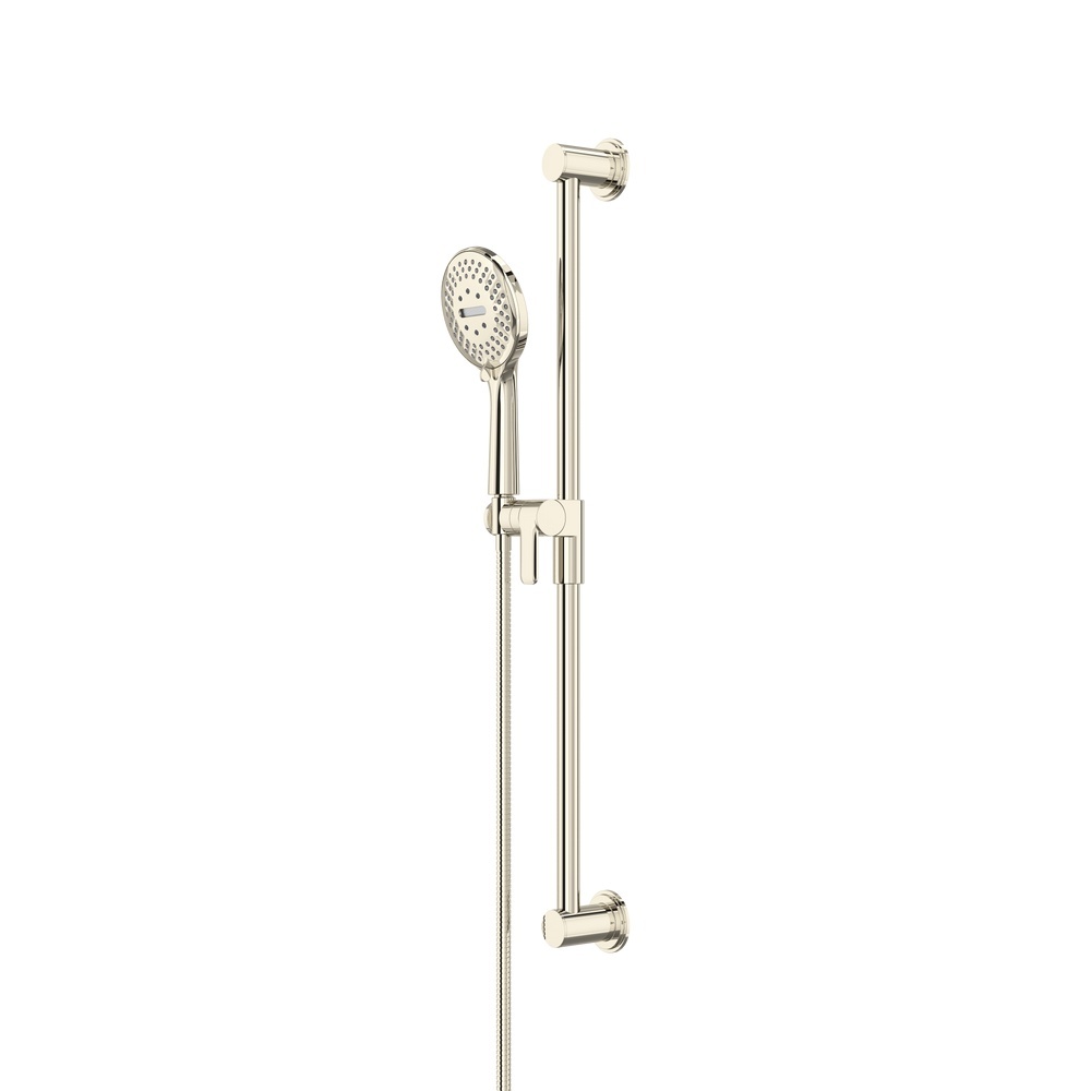 Riobel 5163PN Handshower Set With 29" Slide Bar and 5-Function Handshower - Polished Nickel