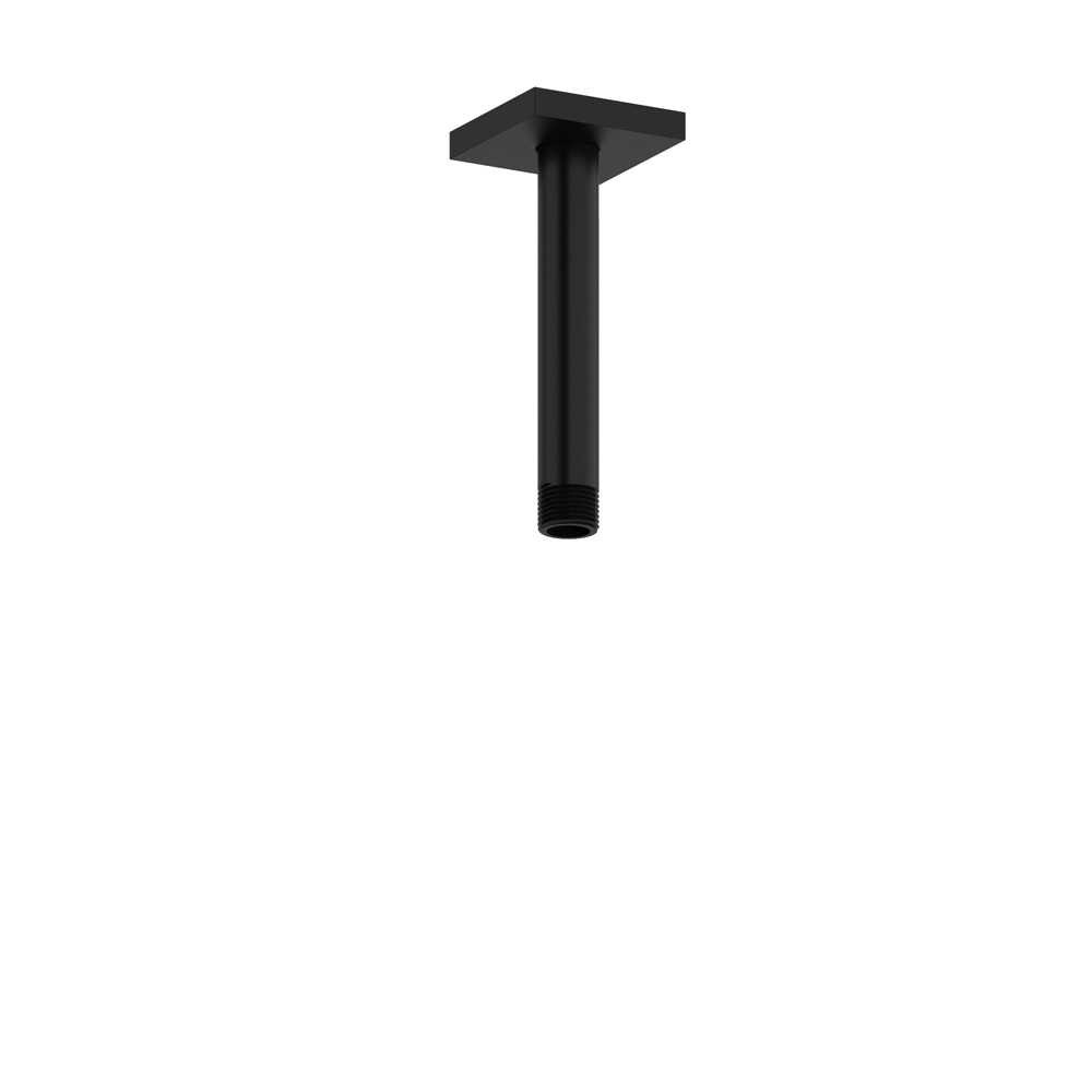 Riobel 518BK 6" Ceiling Mount Shower Arm - Black