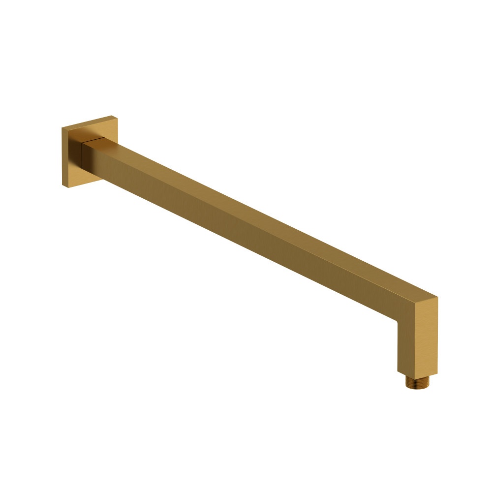 Riobel 547BG 21" Wall Mount Shower Arm - Brushed Gold
