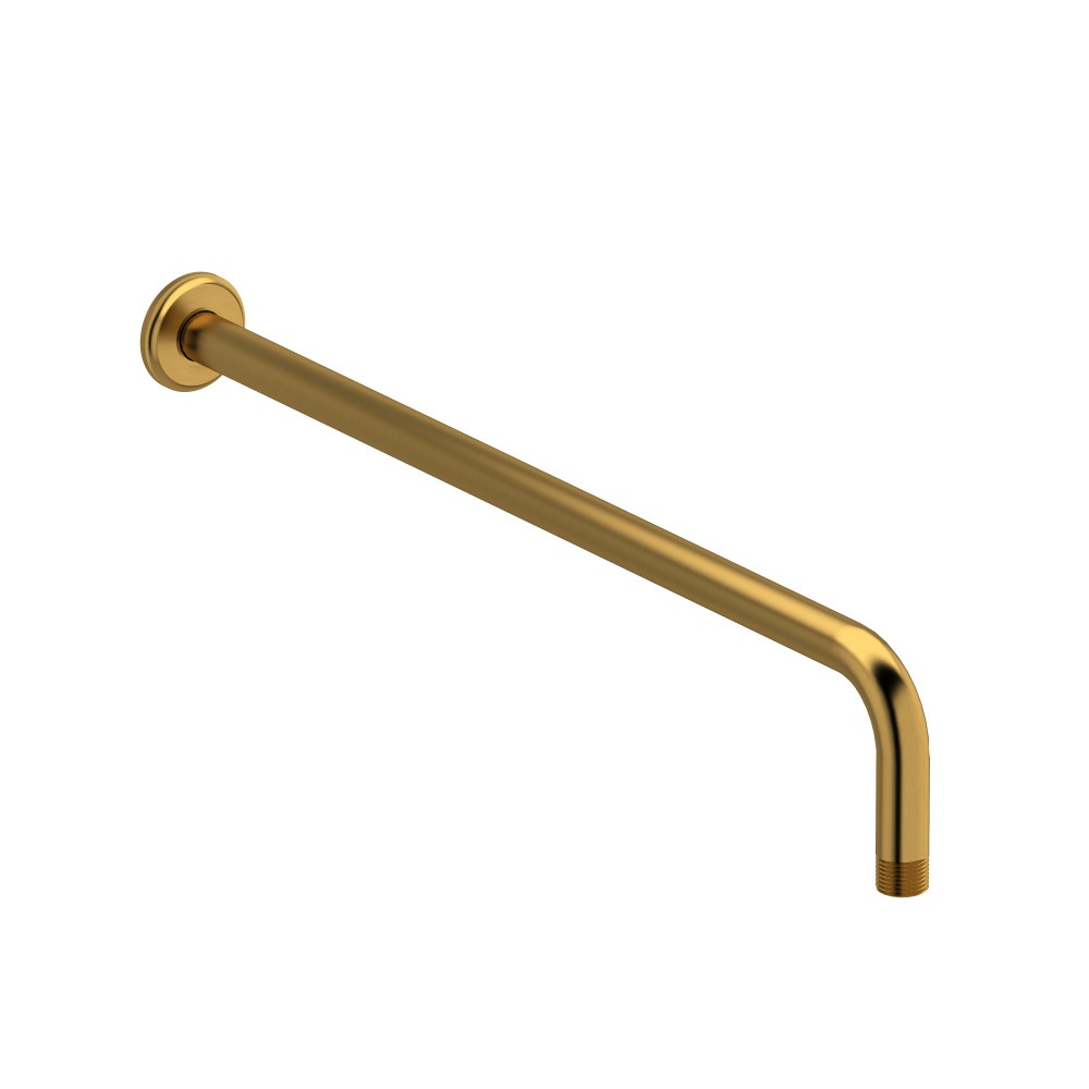 Riobel 553BG 20" Wall Mount Shower Arm - Brushed Gold