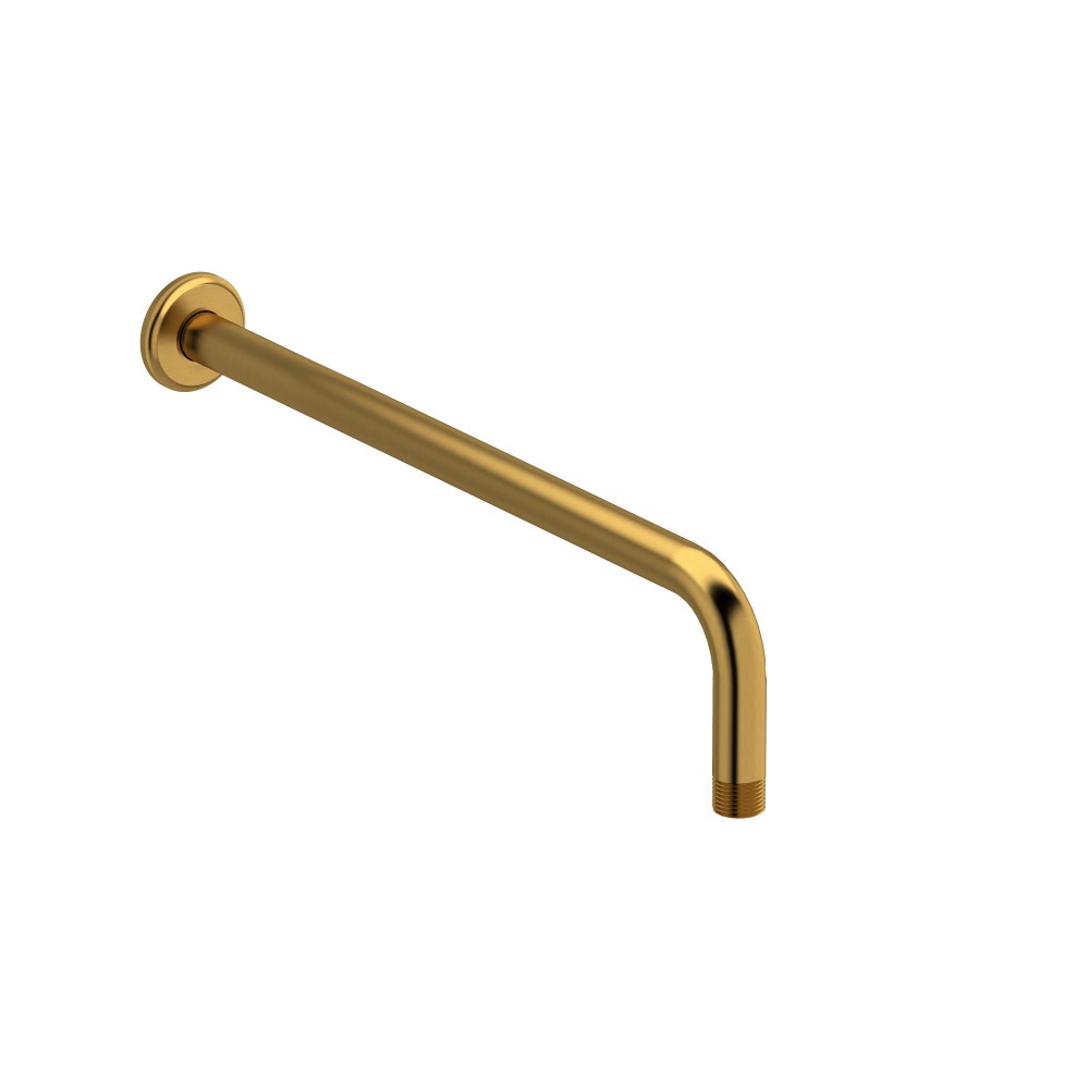 Riobel 554BG 16" Wall Mount Shower Arm - Brushed Gold