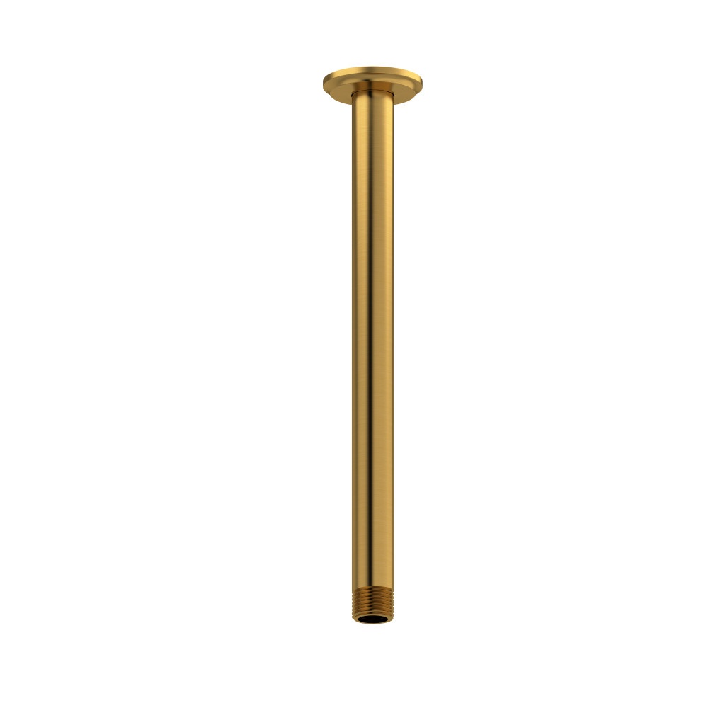 Riobel 557BG 12" Ceiling Mount Shower Arm - Brushed Gold