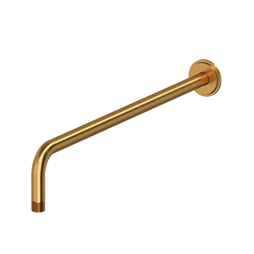 Riobel 563BG 20" Wall Mount Shower Arm - Brushed Gold