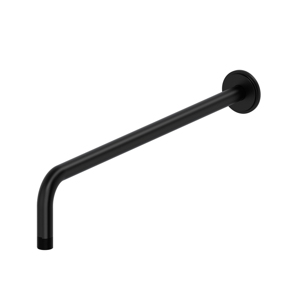 Riobel 563BK 20" Wall Mount Shower Arm - Black