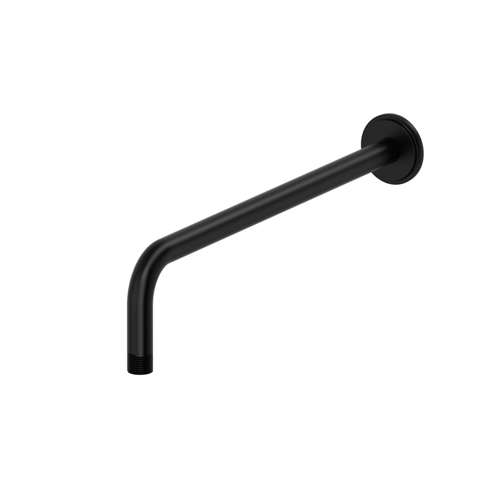 Riobel 564BK 16" Wall Mount Shower Arm - Black