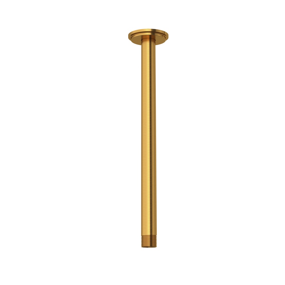 Riobel 567BG 12" Ceiling Mount Shower Arm - Brushed Gold