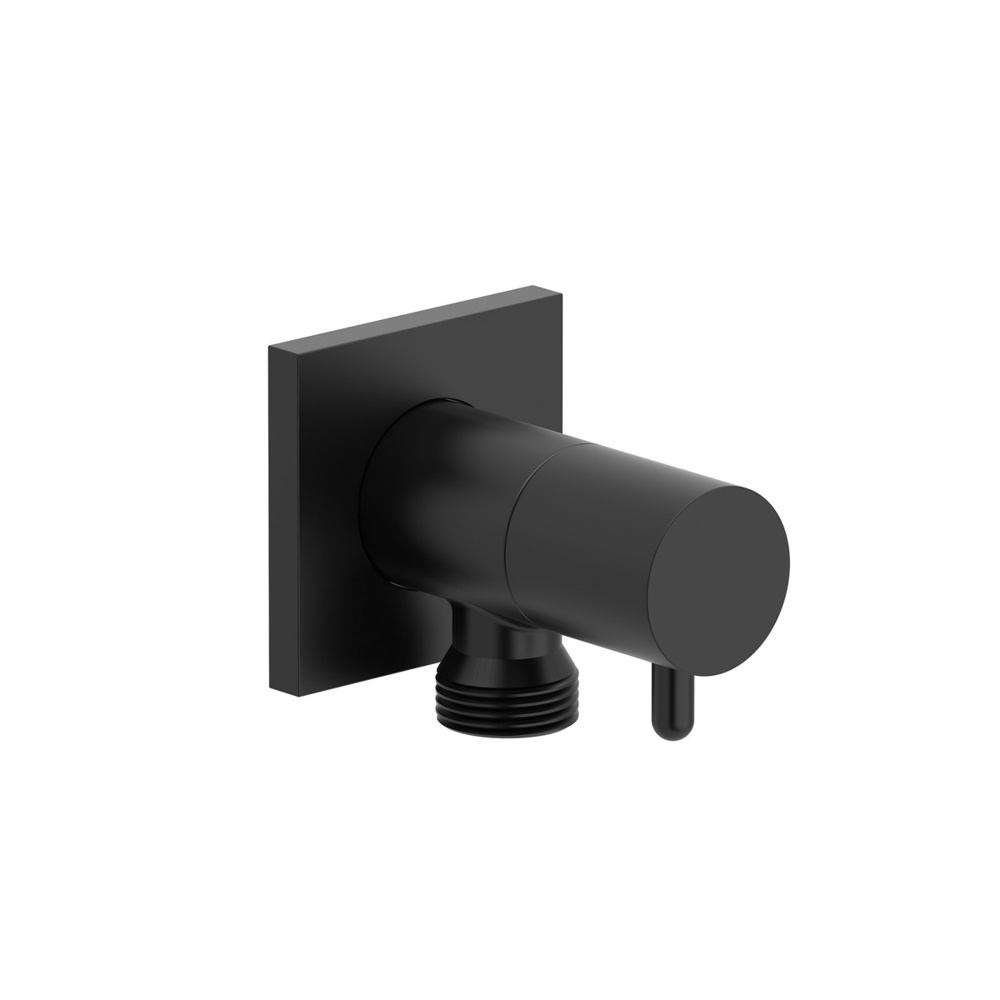 Riobel 760BK Handshower Outlet With Integrated Volume Control - Black