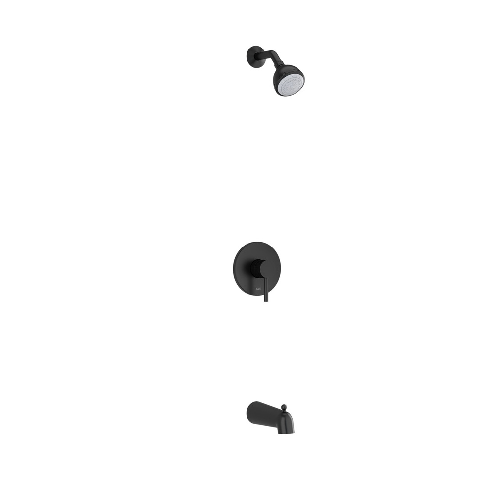 Riobel GS73BK GS Pressure Balance Shower Kit - Black