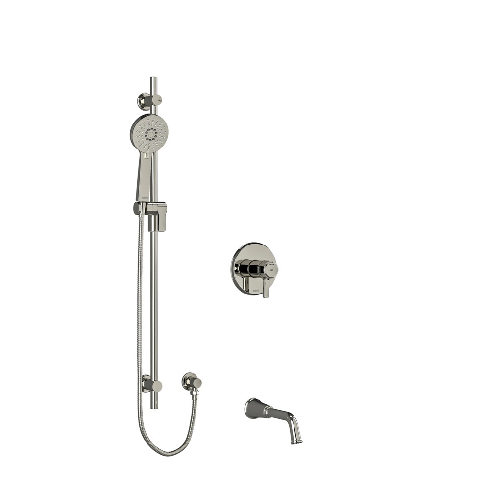Riobel KIT1244MMRDJPN Momenti Shower Kit 1244 - Polished Nickel