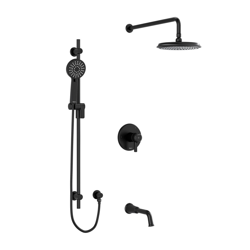 Riobel KIT1345MMRDJBK-EX Momenti Shower Kit 1345 - Black